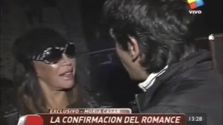 Moria Casán "mandó al frente" al ex de Claudia Albertario con Victoria Xipolitakis