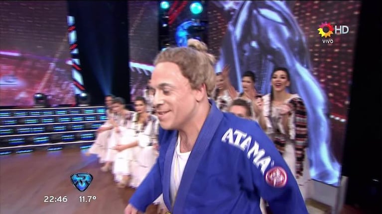 La "Peque" Pareto del Bicho Gómez apareció en ShowMatch: mirá el divertido momento