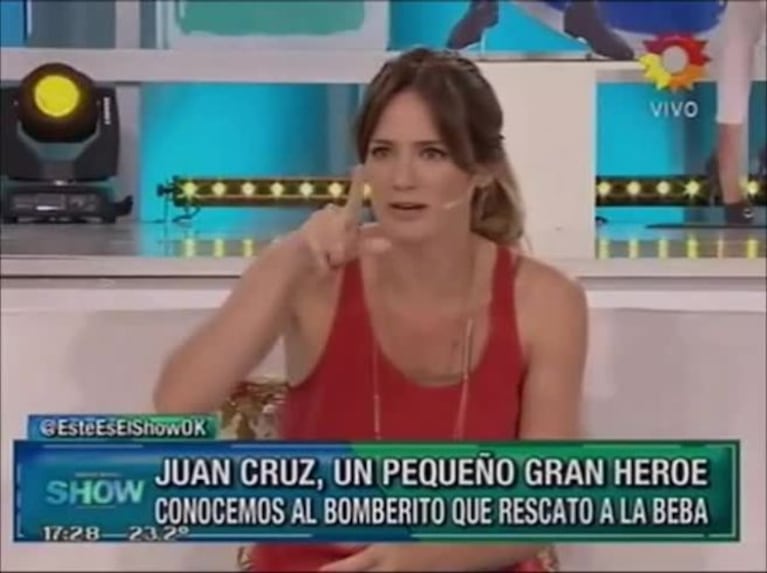 La reconciliación en vivo de Eugenia Ritó y su novio en Este es el Show