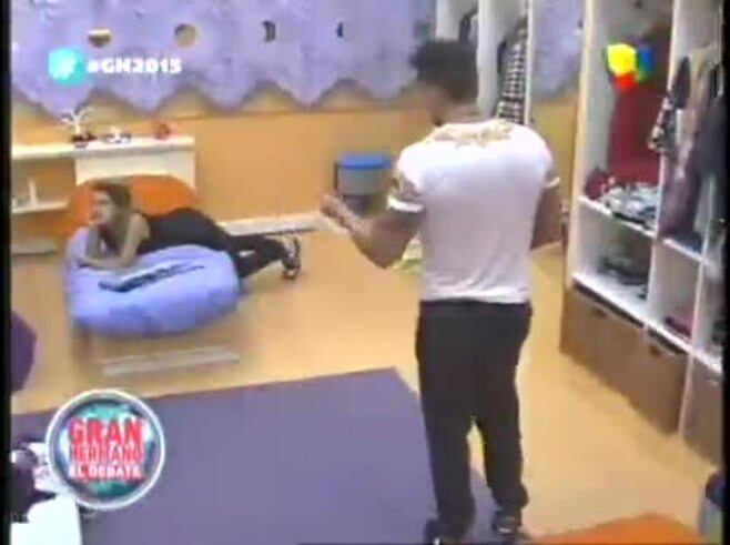 Tremenda pelea entre Mariano y Romina de GH 2015