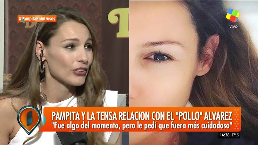 Pampita, chicanas con Rial