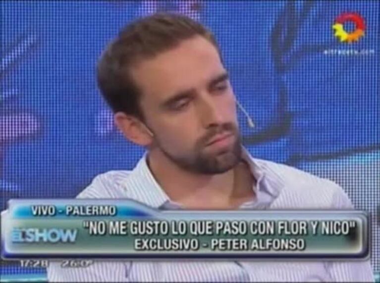 Nicolás Scillama se enfrentó al aire con Peter Alfonso: "Me dijo  salí, sos un gil "