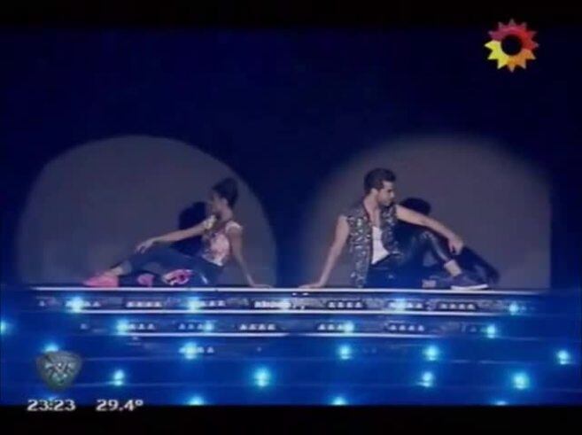 Fer Dente y Lourdes Sánchez brillaron en la pista de ShowMatch
