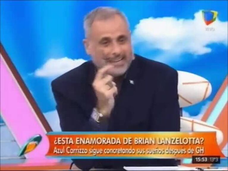 Brian y Azul, juntos en Intrusos: sus reacciones cuando les preguntaron si pasa algo entre ellos y dos temas en vivo 