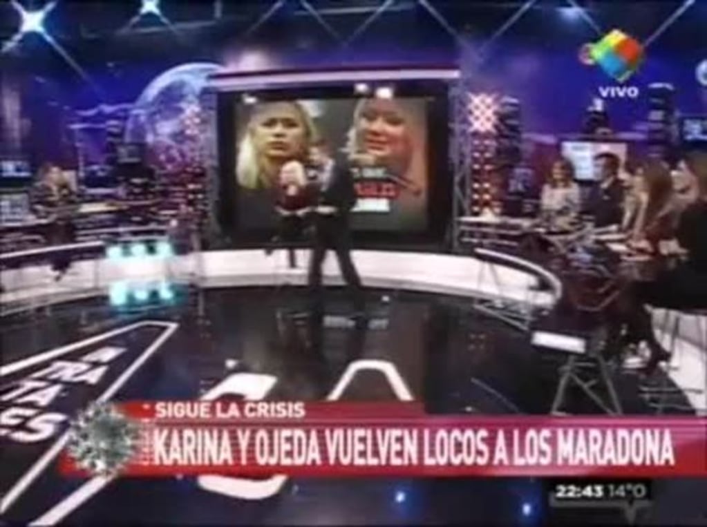 Tensión al aire: fuerte cruce entre Vitto Saravia y Andrea Campbell en Intratables 