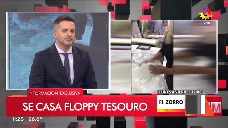Floppy Tesouro contó detalles de su romántica boda en Punta del Este: "Como Rodri no se quiere casar por Iglesia le dije que lo hiciéramos en la playa"