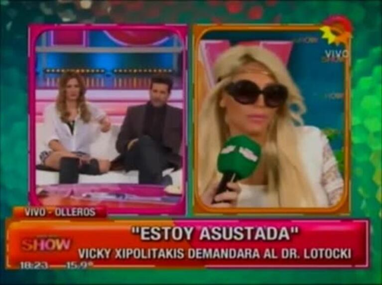 Vicky Xipolitakis reveló que también se operó la cola con Aníbal Lotocki: "Me puso metacrilato, estoy asustada"