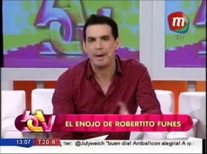 Ronen Szwarc y Robertito Funes Ugarte: picante cruce en vivo