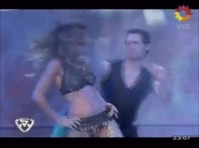 Paula Chaves la rompió en el merengue