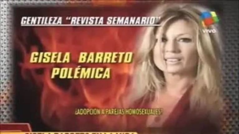 Polémicas declaraciones de Gisela Barreto sobre la homosexualidad