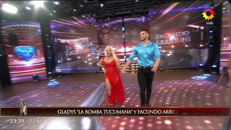 Gladys La Bomba Tucumana homenajeó a Lía Crucet en el Bailando