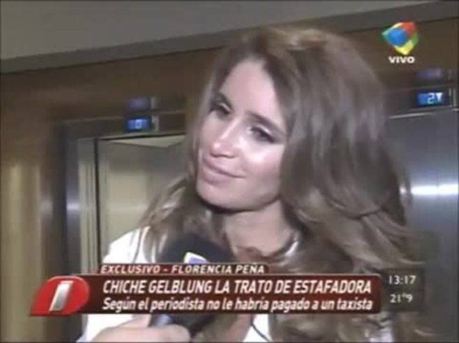 Luego que la trató de estafadora, Florencia Peña le respondió duro a Chiche Gelblung