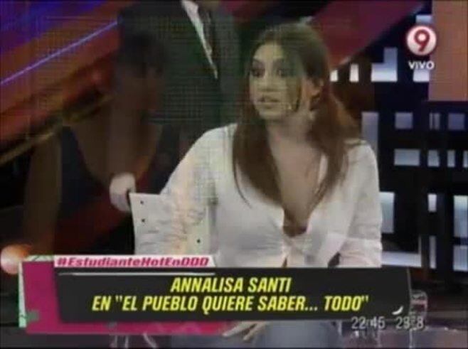 Annalisa Santi: escote hot y propuesta indecente: “Me ofrecieron hasta 20 mil dólares” 