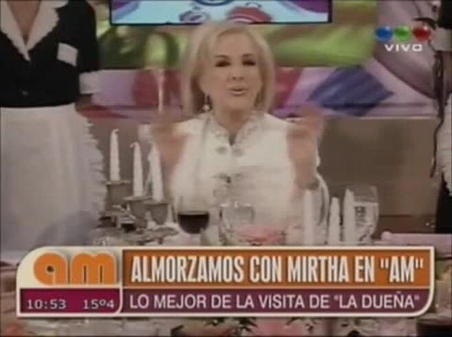 La broma de Vero Lozano sobre la ausencia de Tartu en la mesa de Mirtha 