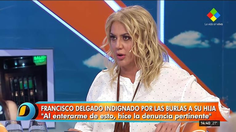 Jorge Rial explotó al aire y le cortó el teléfono al supuesto autor de las bromas contra la hija de Francisco Delgado