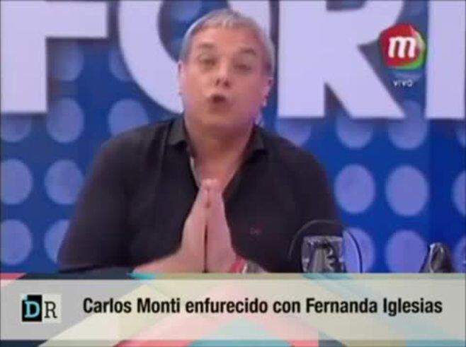 Carlos Monti explotó contra Fernanda Iglesias, la tildó de "personaje tóxico" y Jorge Rial le dio un ¡duro palito! en Twitter