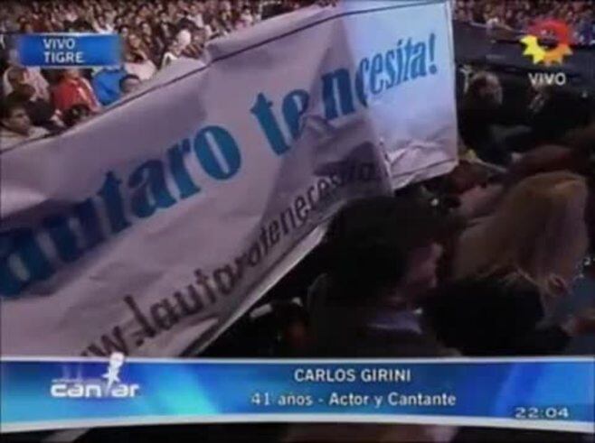 La cruzada solidaria en Soñando por cantar para ayudar a un nene enfermo