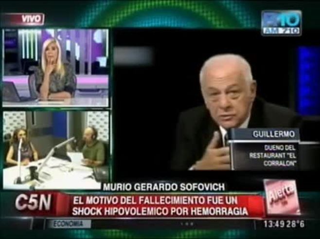El médico de Gerardo Sofovich habló sobre cómo fueron los días anteriores a su muerte