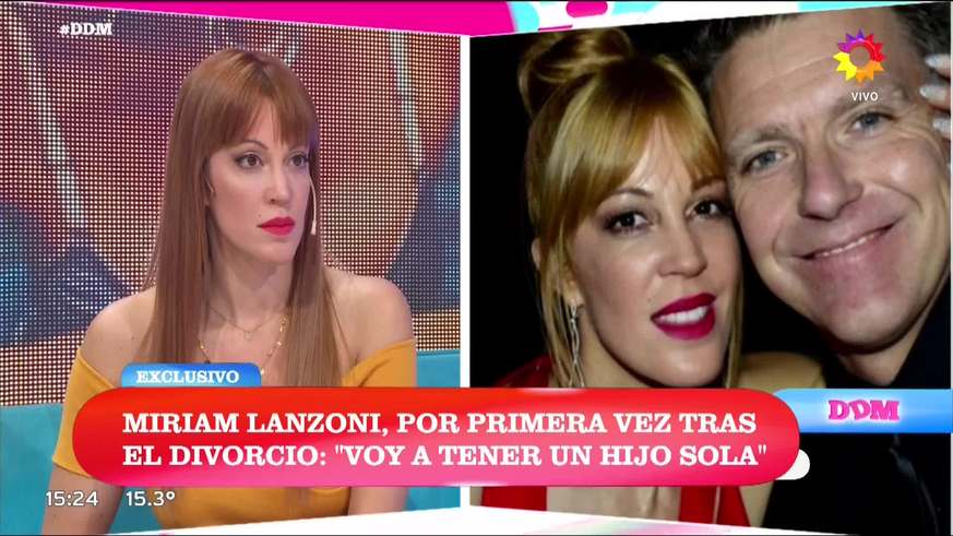 Miriam Lanzoni y sus deseos de ser madre