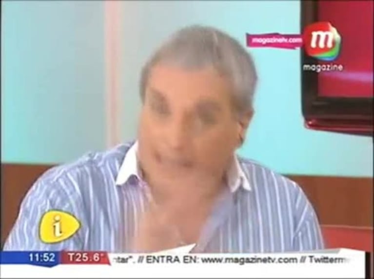 Carlos Monti y un ataque de furia al aire: "Que no te vea, ¡porque te arranco la cabeza de una trompada!"