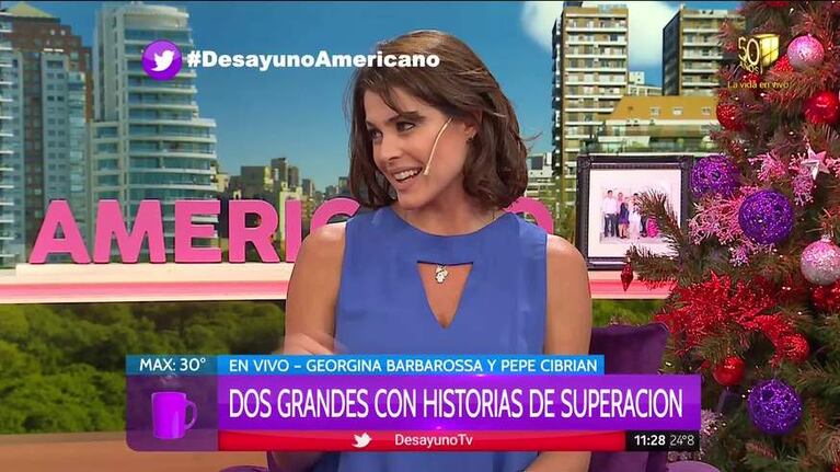 La emoción de Pamela David al recordar a Ana María Campoy en Desayuno americano: "Yo estudiaba con ella y como no podía pagar, no me cobraba e iba gratis"
