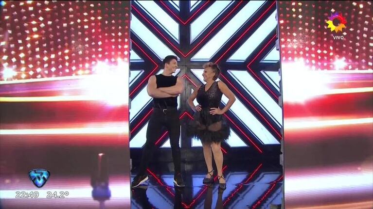 Agustín Reyero se enojó en el Bailando al ser acusado de tener aires de divo