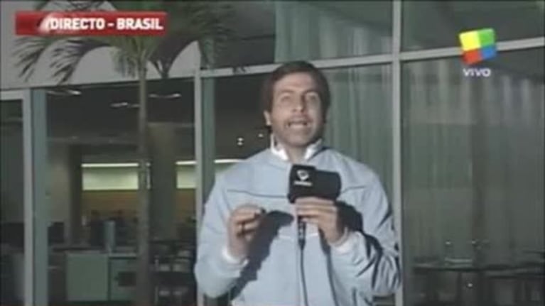 Toti Pasman fue a buscar a Maradona al hotel de Río de Janeiro... ¡y mirá la broma que le hizo Mónica Gutiérrez!
