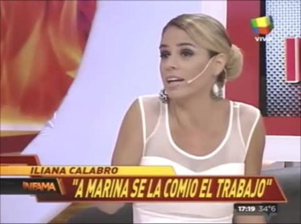 Marina Calabró a Iliana: "Se quejaba de lo mismo que hace ella ahora"