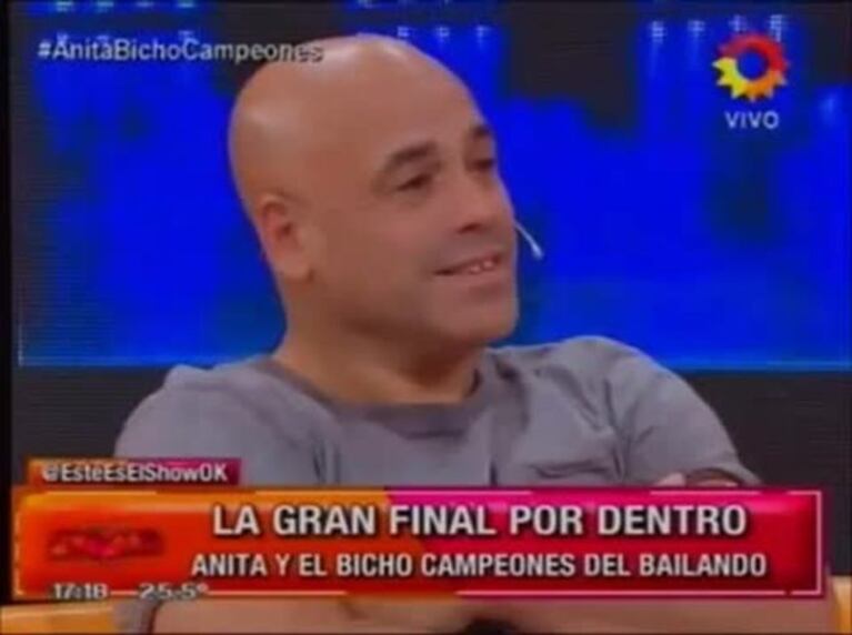 Anita Martínez y el Bicho Gómez se quebraron al aire: el fan que los hizo emocionar y una confesión de la humorista