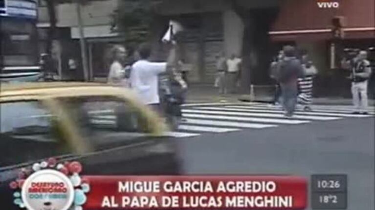 Papelón de Migue García con familiares de la tragedia de Once