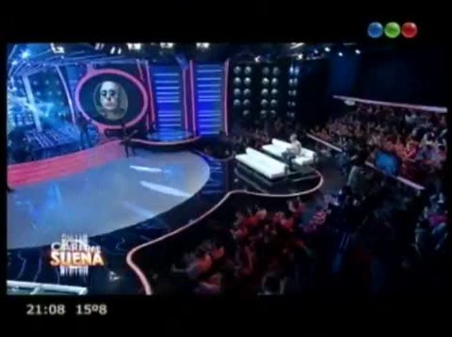 Benjamín Amadeo fue el Indio Solari en Tu cara me suena
