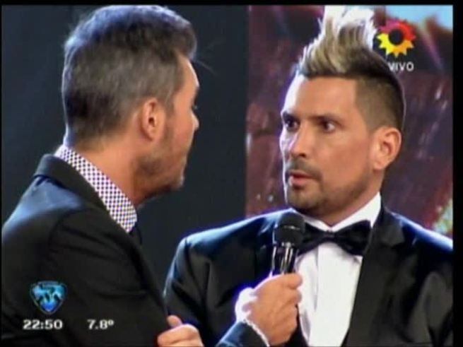 La salsa de tres de Diego Jr. con Luciano El Tirri en Bailando 2016