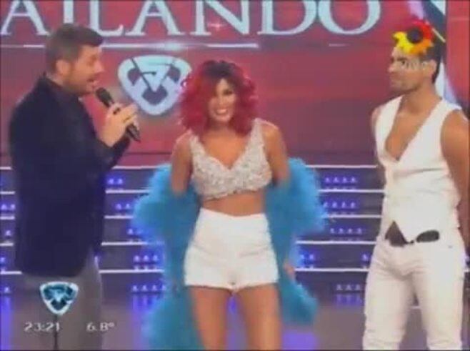 Loly Antoniale (en el estudio) y Jorge Rial (por teléfono) hablaron en ShowMatch