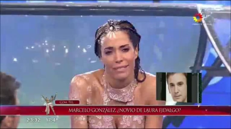 ¡Menos diez! Laura Fidalgo le cortó el rostro en vivo a su misterioso pretendiente