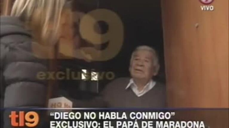 Don Diego Maradona, ¿distanciado del Diez?: "No se dignó a venir por acá, no sé qué le pasa"