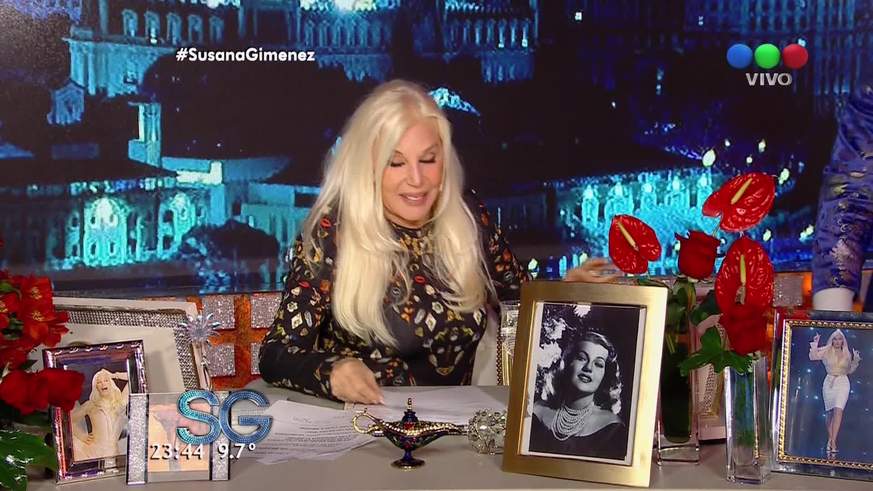 Natalia Oreiro cantó dos temas de Gilda en el programa de Susana Giménez