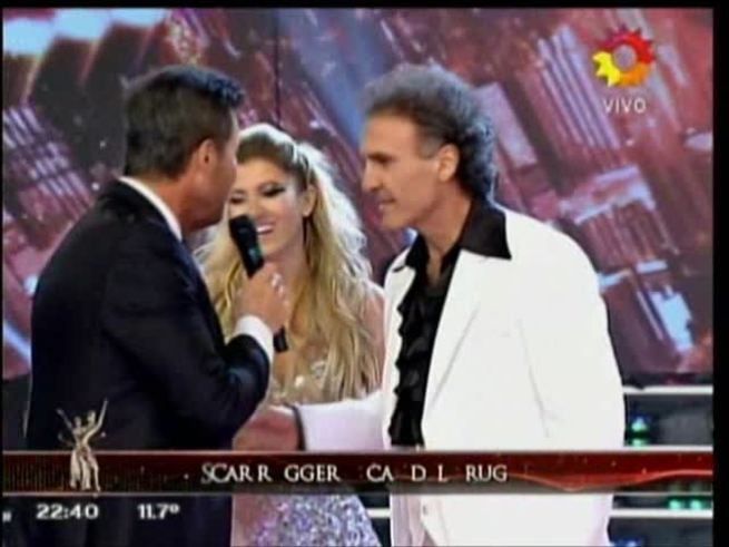 Oscar Ruggeri se lució en la pista de ShowMatch con Candela, su hija