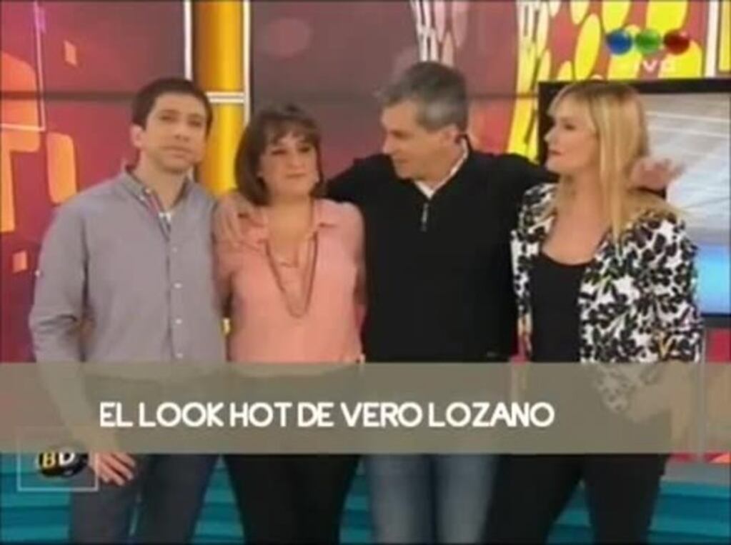 El look anti lunes de Vero Lozano en AM: ¡súper escote y minifalda! 