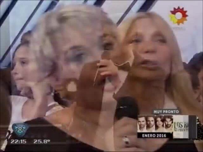 Carmen Barbieri se cruzó con Barbie y se quebró al ver a su hijo en la pista