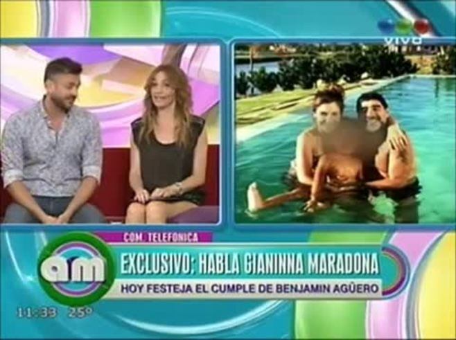 La pregunta “incómoda” a Gianinna Maradona: "Teniendo en cuenta la fertilidad de tu familia… ¿vos sí te cuidás?"