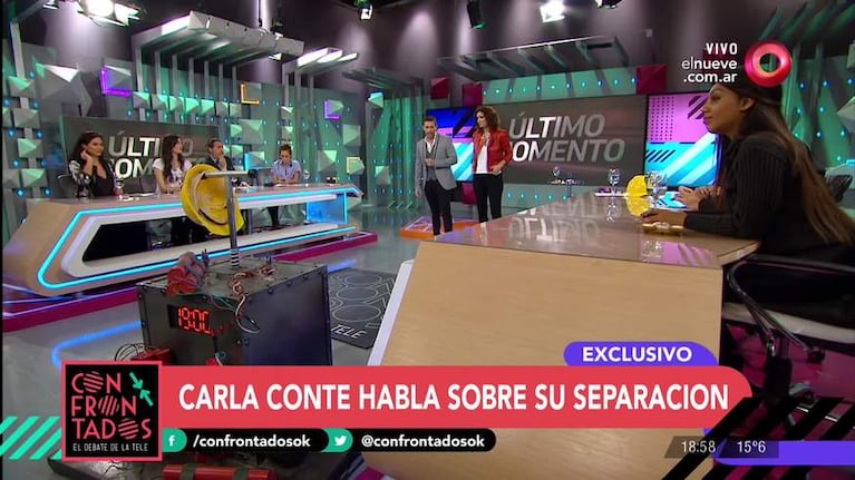 Carla Conte habló a fondo de su separación de Guillermo Brutto