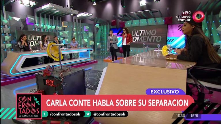 Carla Conte habló a fondo de su separación de Guillermo Brutto
