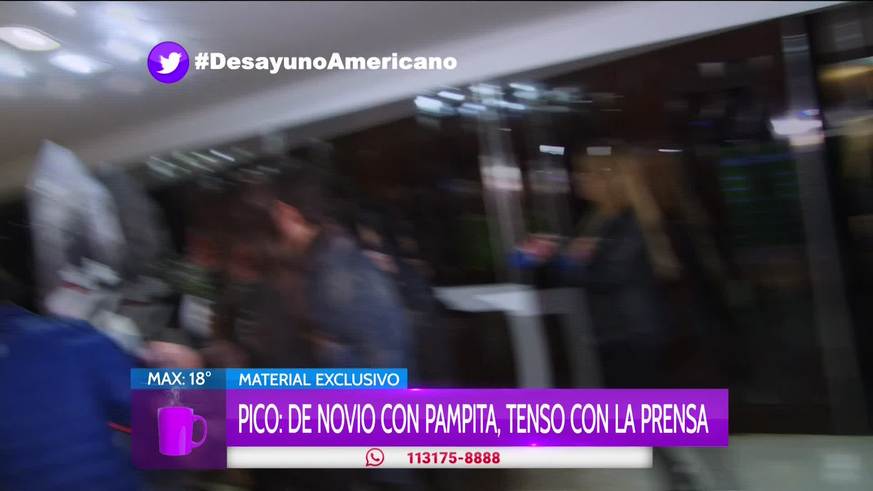 La reacción de Pico Mónaco cuando le preguntaron por Pampita