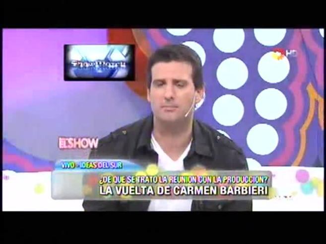 Carmen Barbieri volvió a abandonar un móvil