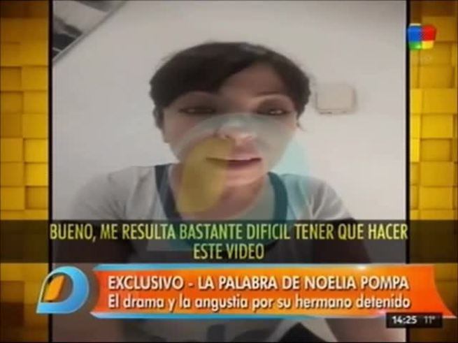 El descargo de Noelia Pompa tras la detención de su hermano: "Él no tiene nada que ver con la banda de delincuentes con la que lo relacionan"