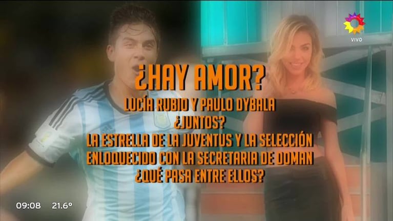 La secretaria hot de Fabián Doman mandó al frente a Paulo Dybala: "Me habló para saber cómo andaba, pero está de novio"