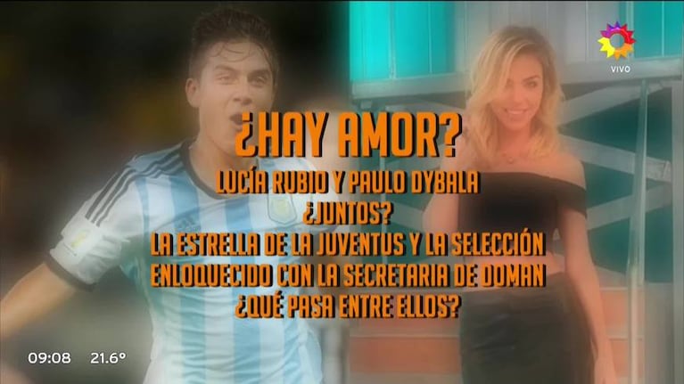 La secretaria hot de Fabián Doman mandó al frente a Paulo Dybala: "Me habló para saber cómo andaba, pero está de novio"