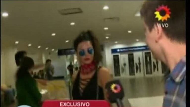 El particular gesto de Karina Jelinek cuando le nombran a Leo Fariña