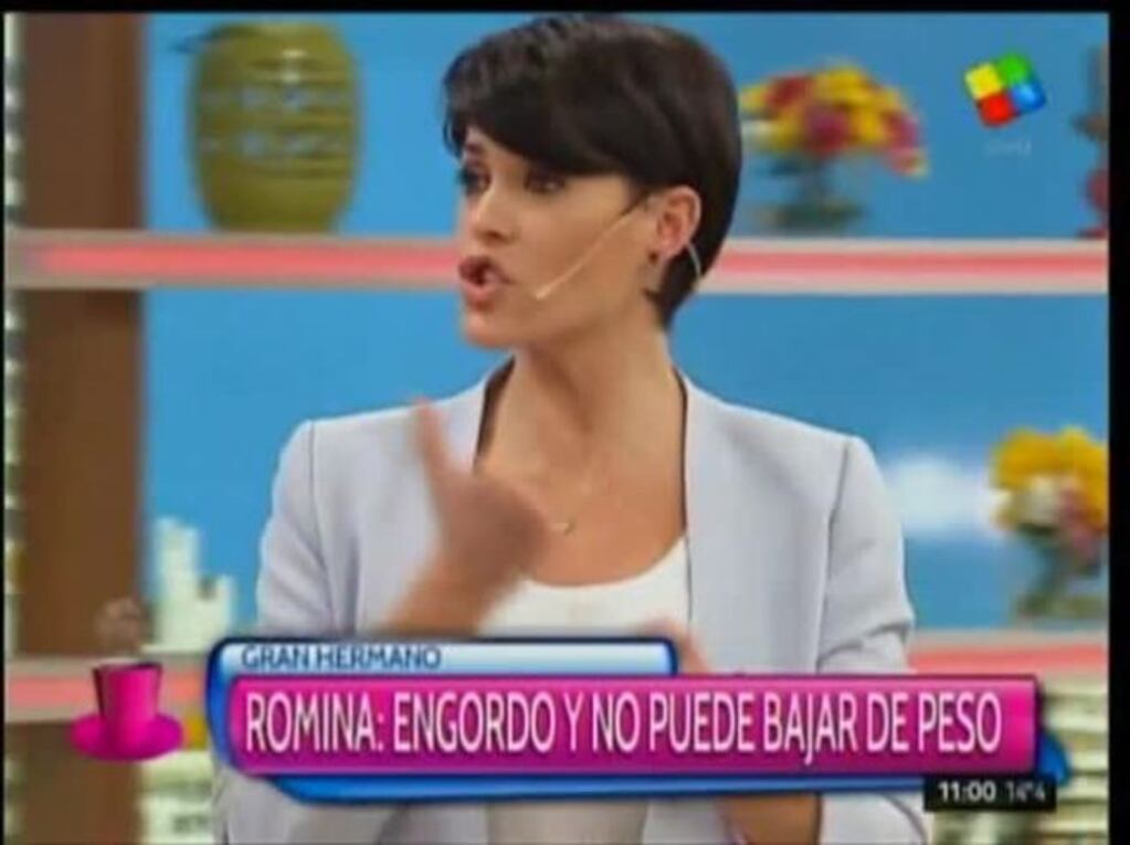 El desfile de Romina Malaspina en bikini: "Quiero bajar los ocho kilos que engordé en Gran Hermano"