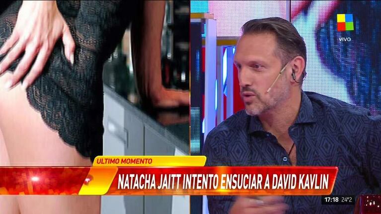 La respuesta de David Kavlin tras los fuertes tweets de Natacha Jaitt